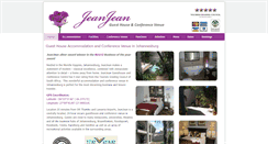 Desktop Screenshot of jeanjean.co.za