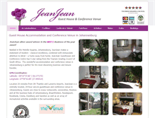 Tablet Screenshot of jeanjean.co.za